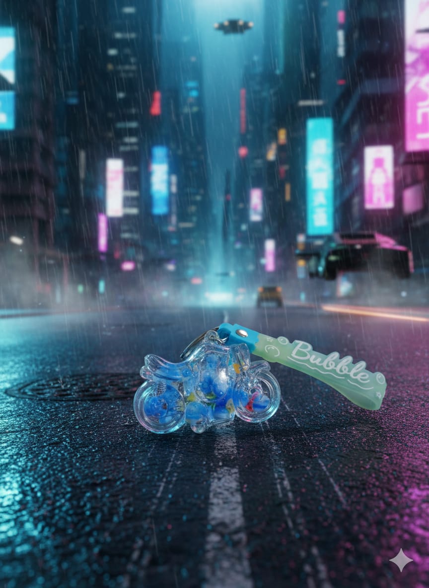 Motorbike keychain